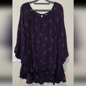 a.n.a Navy Blouse - XXL